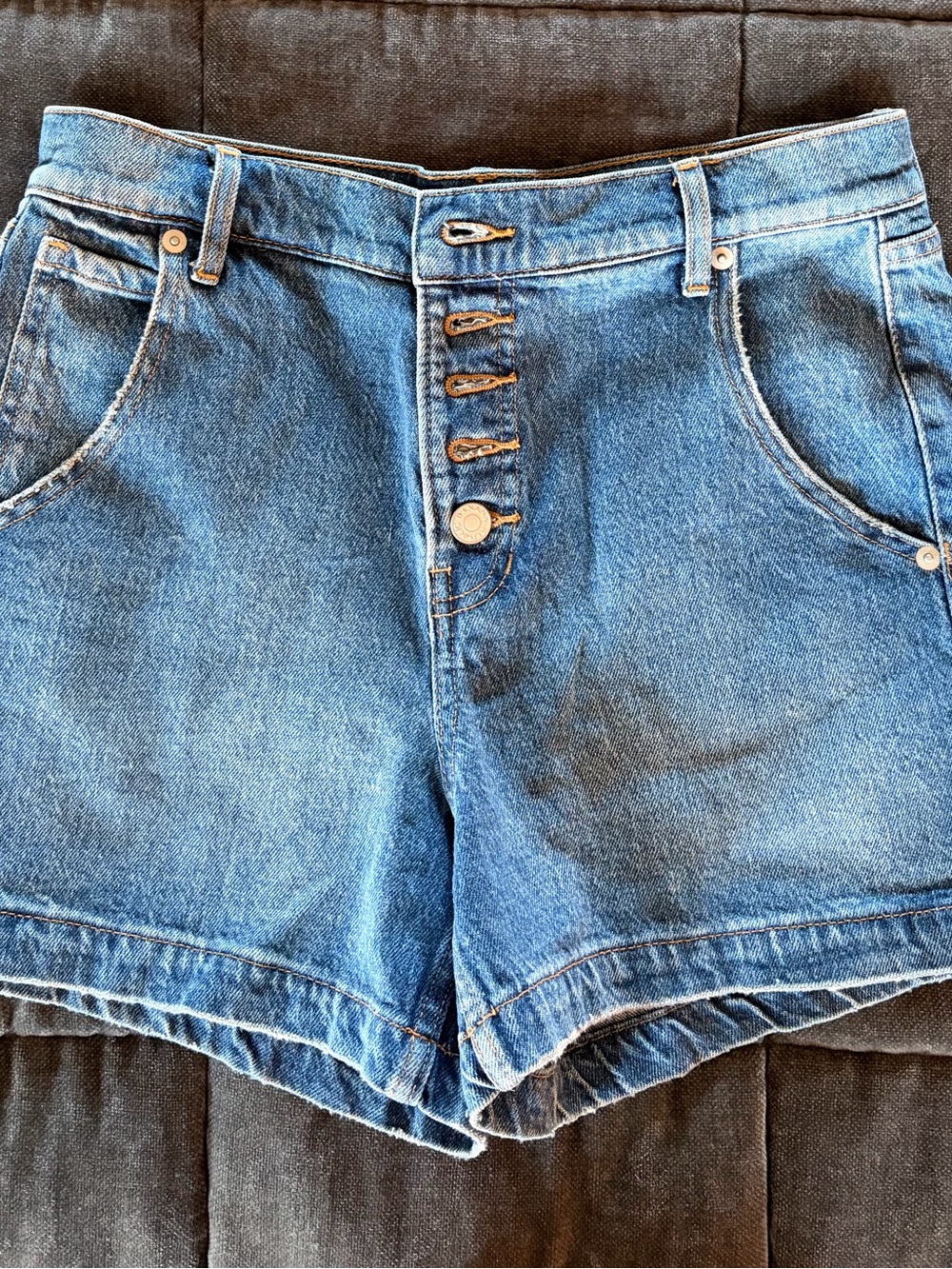 Banana Republic Women’s High-Waist Blue Denim Women’s Shorts